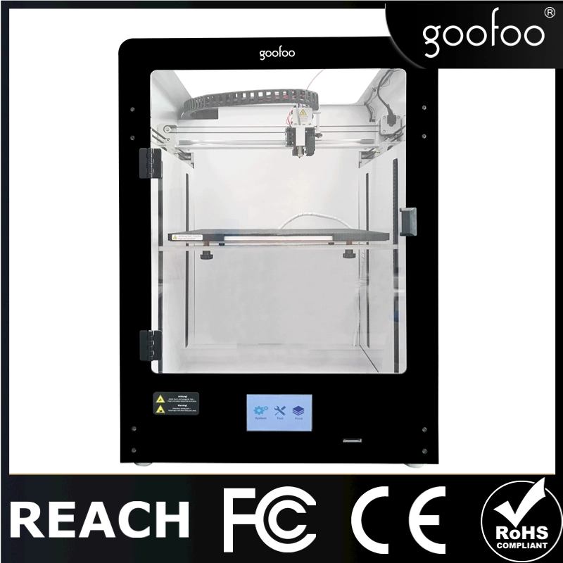 Industrie Grand Volume de Construction 360*360*400mm Imprimante 3D Fdm de Corps Solide et Tmc 2209 pour Imprimer avec du Filament 3D de 1,75mm de PLA, ABS, PETG, Nylon, Fibre de Carbone.