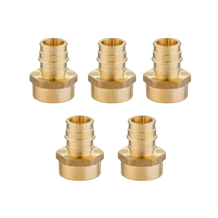 Us Market Cupc Certificate Brass Adapter Fpt Pex Brass Fitting 1/2"X1/2" 1/2" X 3/4" 3/4" X 1/2"