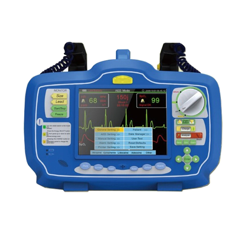 Dm7000 Auto External Defibrillator, Defibrillator with Large Monitor