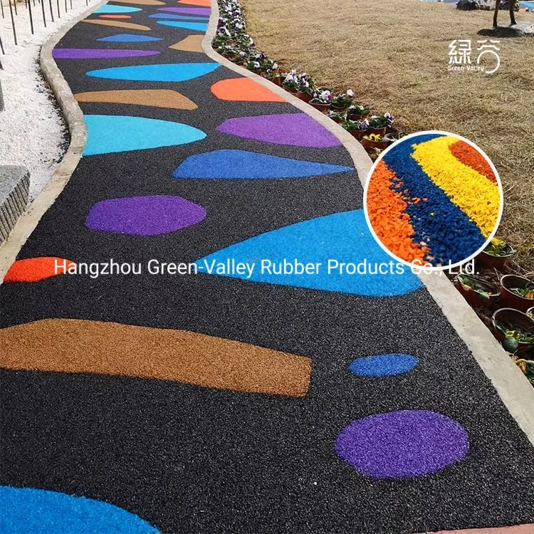 SGS Approved Colorful EPDM Granules for Playground Polyurethane Binder Rubber Granules Price EPDM