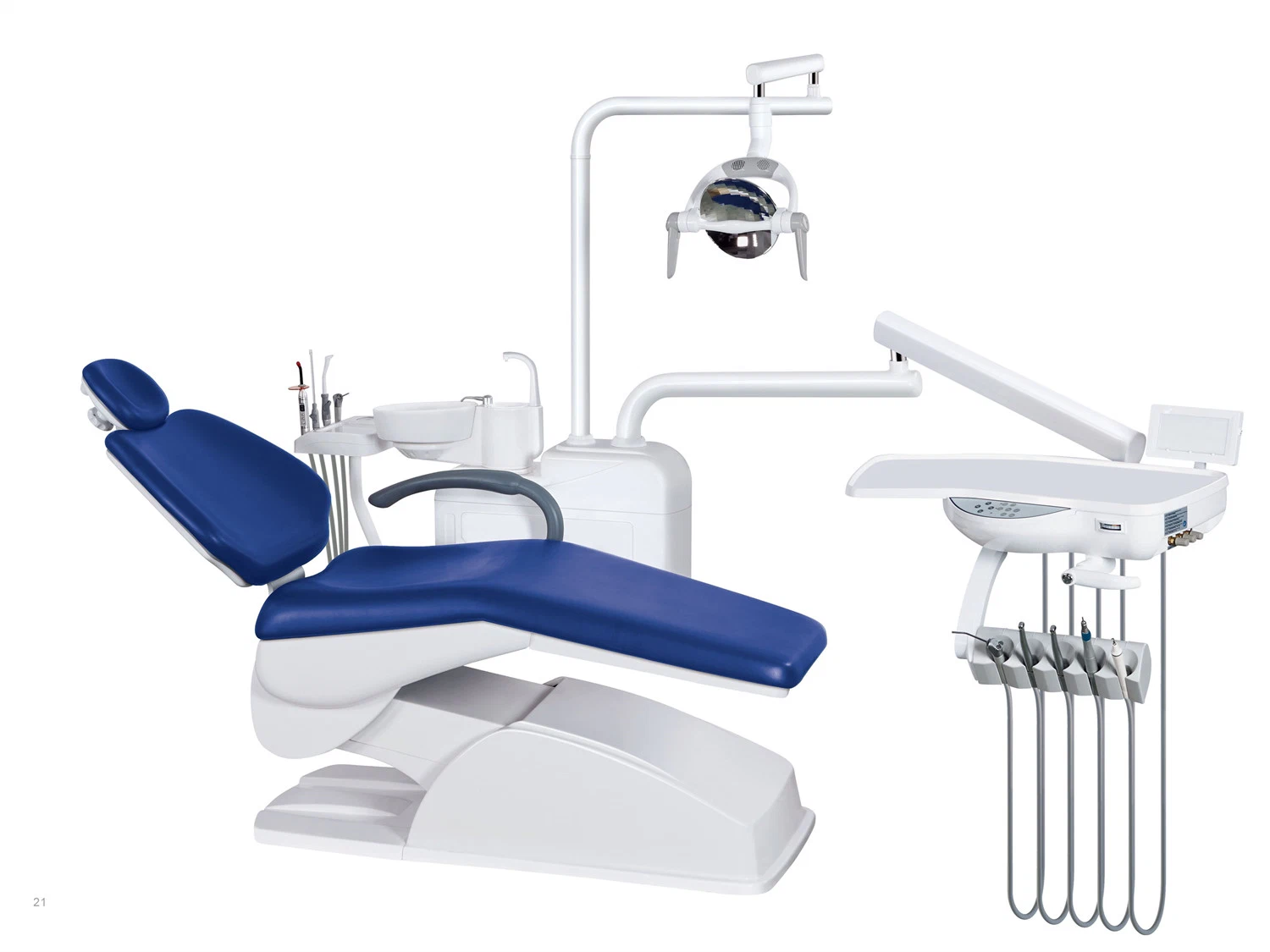 Medizinische Geräte Computer-Steuerung Best Selling Dental Chair Unit mit LED-Sensorleuchte