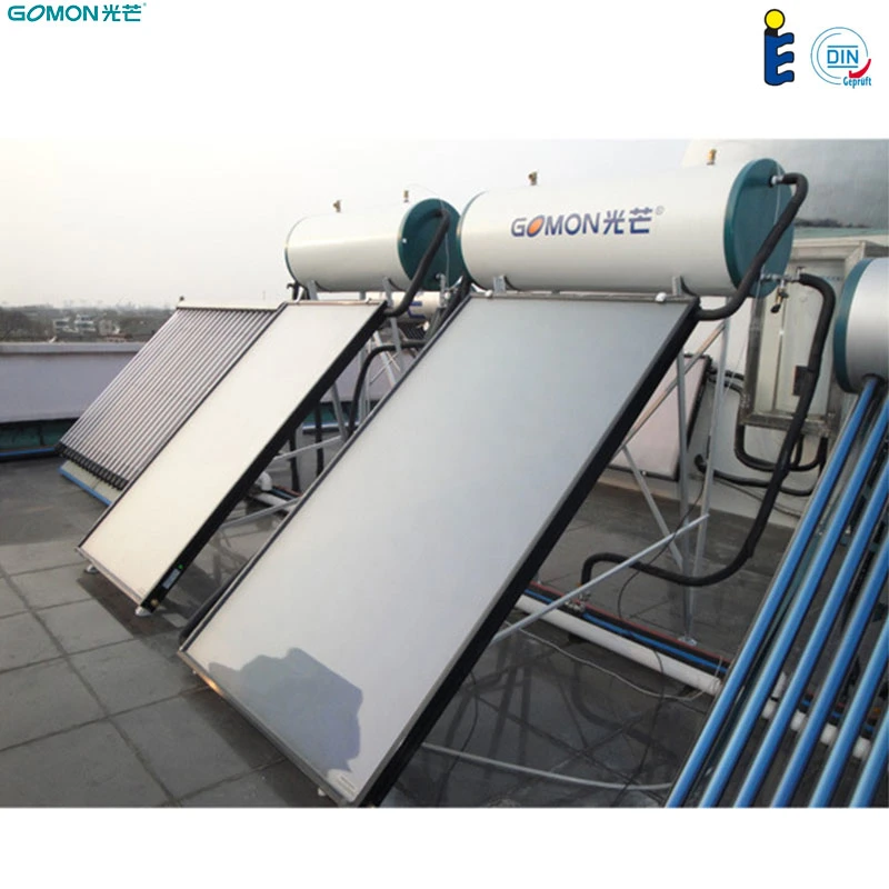 300L Solar Water Heating System with Flat Panel Solar Collector