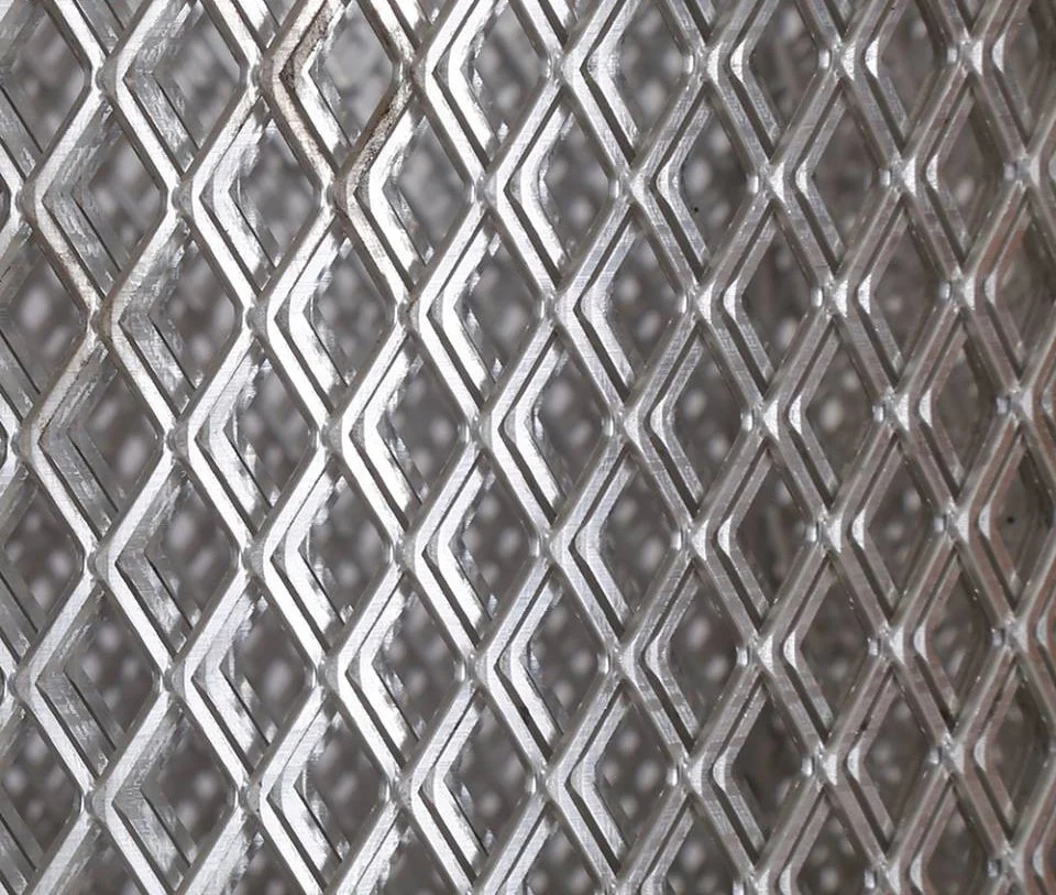 Stahldraht Mesh Metall Perforiertes Streckmetall in Rhombus Mesh