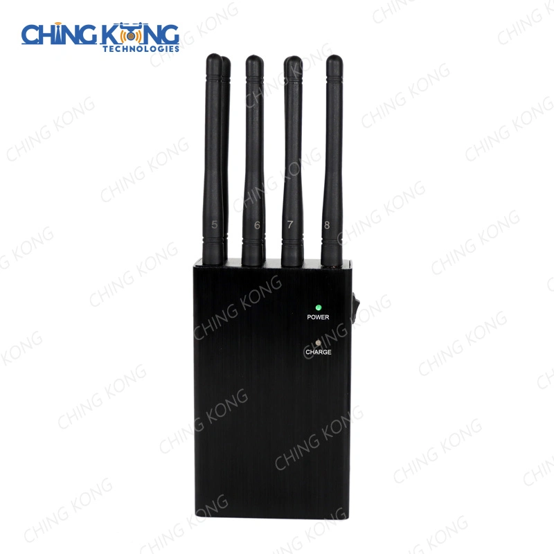 Handheld 8 Channels GSM 3G 4G Mobile Phone Wi-Fi Lojack GPS Blocker