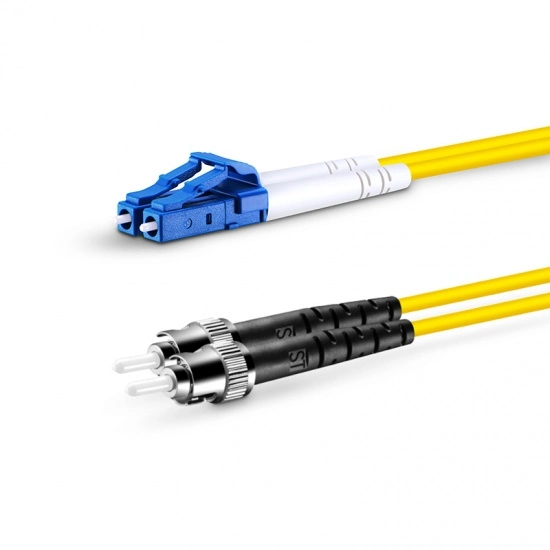 LC-ST APC 2.0mm SMF Câbles à fibres optiques duplex Single mode Simplex cordon de raccordement à fibre optique