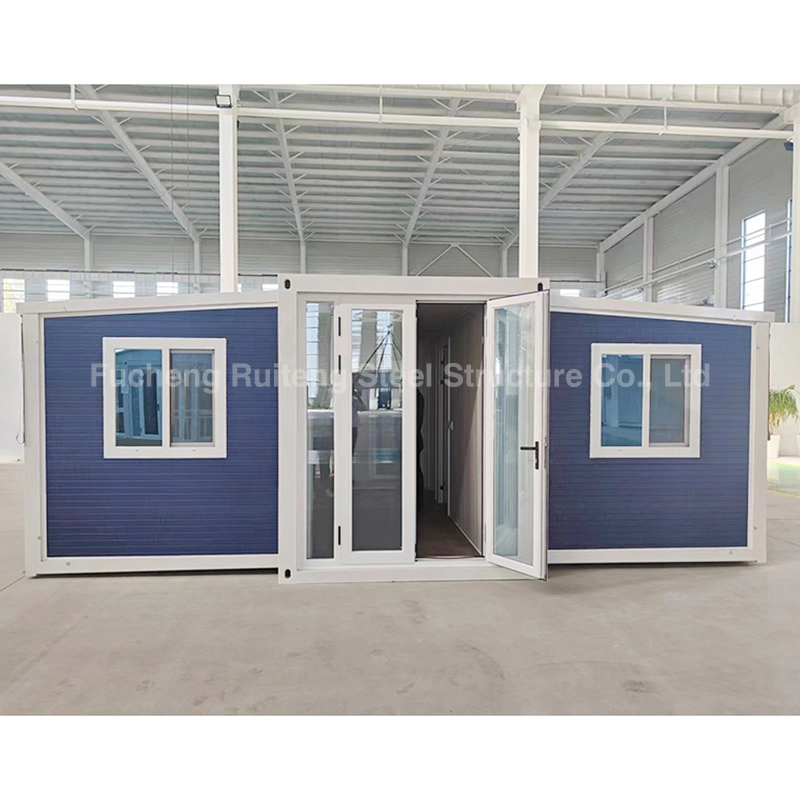 Isolierte 40ft 20ft Villa vorgefertigte erweiterbare Container Haus wasserdicht Prefab Mobilheim 2 3 Schlafzimmer