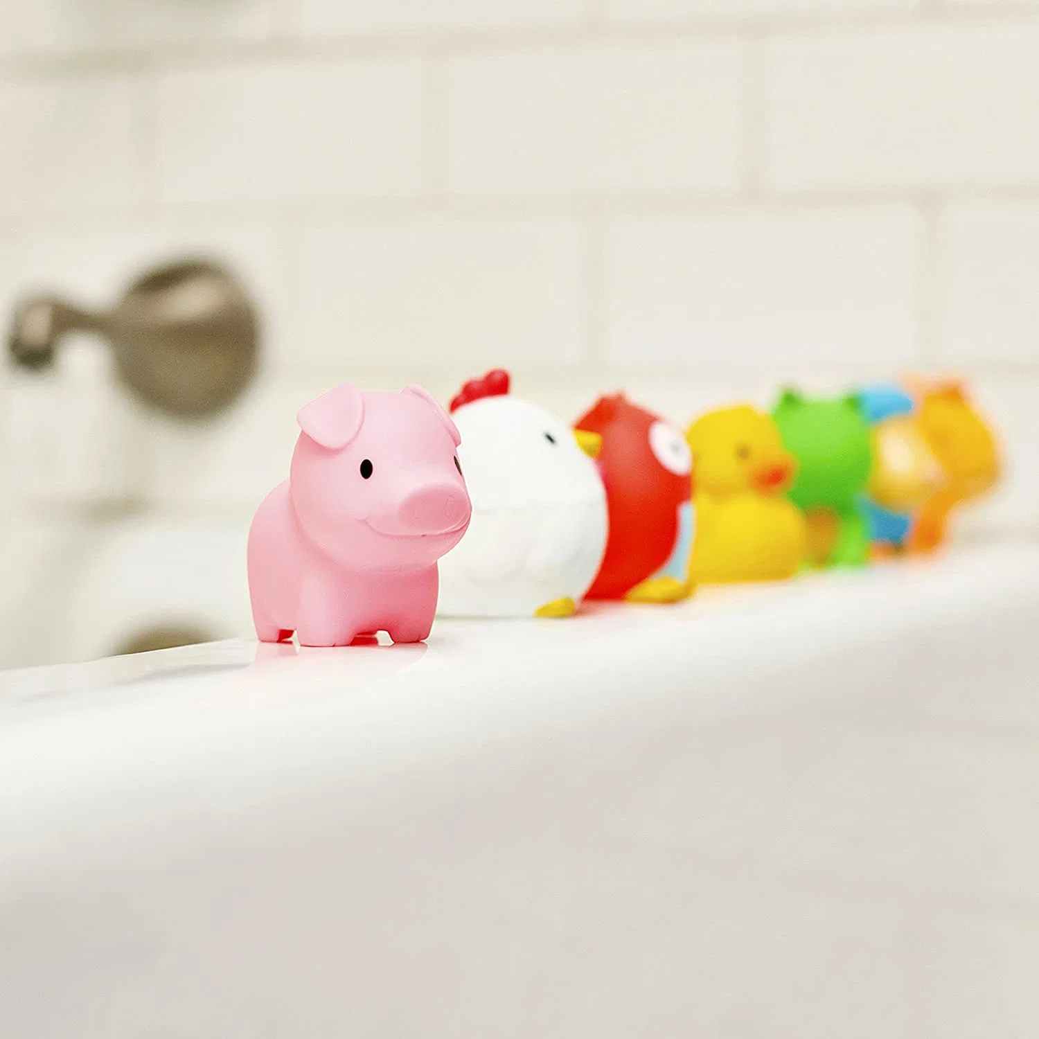 Wholesale/Supplier New Toy Color Vinyl Bath Toys for Kids Babies Bathroom Animal Collection