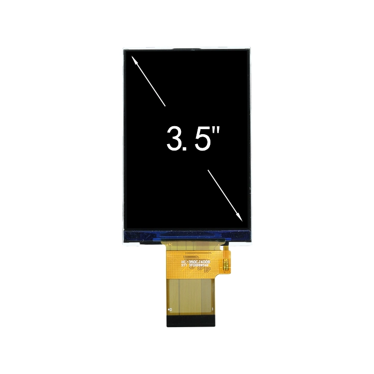 Ecran LCD TFT 3.5 pouces 12 heures 320 X 240 heures Module d'affichage RVB 24 bits 54 broches Affichage LCD 3,5 pouces