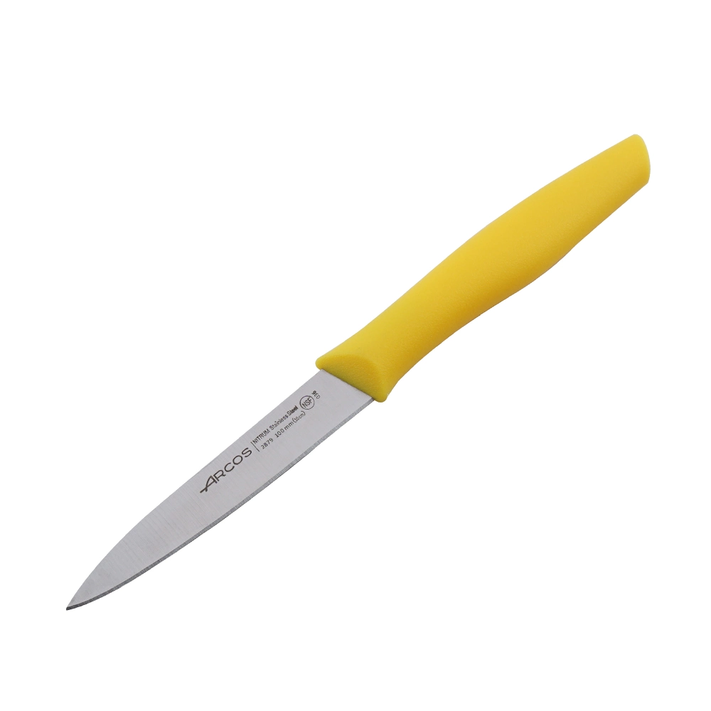 Yellow PP Handle 4 Inch Utility Knife Multifunctional Kitchen Knife