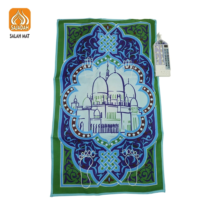 Tapis de prière électronique pliable interactif Hotly S315 pour enfants avec motif musulman.