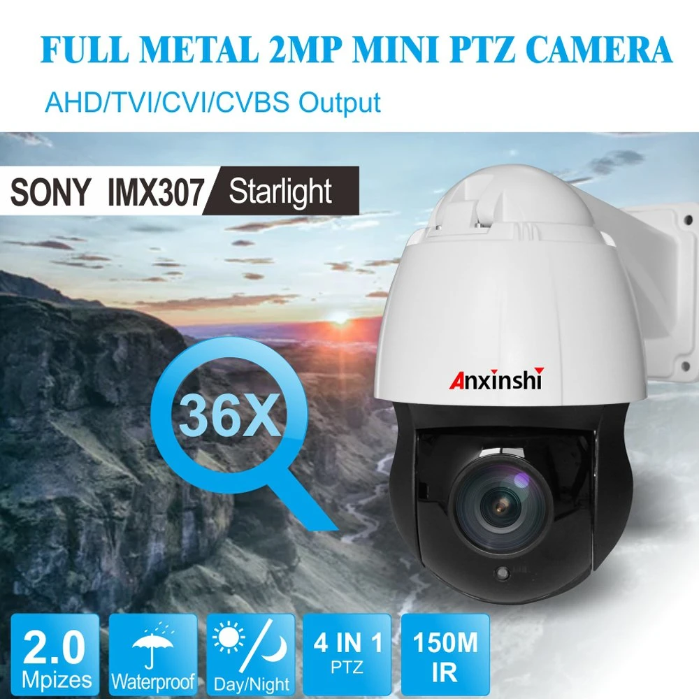 1080P 36X Mini IR High Speed Dome Camera