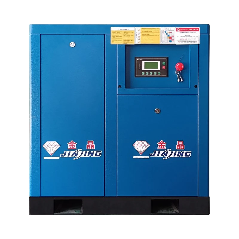 Industrial Silent Stationary Rotary Screw Air Compressor (with 15kw Electric Fixed Speed IP54 Motor and 20HP 7bar to 13bar High-Performance Air End)