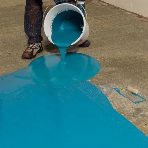 Epoxy Resin Floor Coating System Metal Effect Two Components