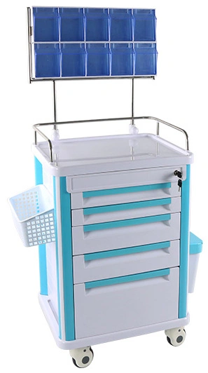 Hospital Trolley Anesthesia Trolley Anesthesia Cart ABS Trollery Mst-At625-2