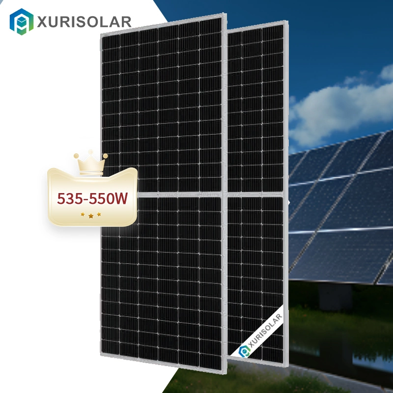 144 módulo Solar de Media celda 535W 540W 550W Mono Solar Cell con 25 años de garantía