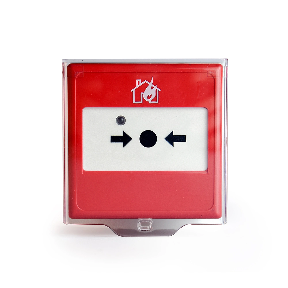 Red Color Manual Call Point Conventional Manual Push Station