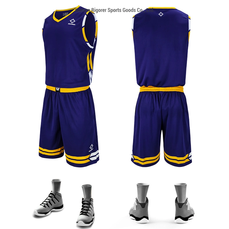 Maillot de basketball personnalisé Rigorer avec approbation de qualité SGS