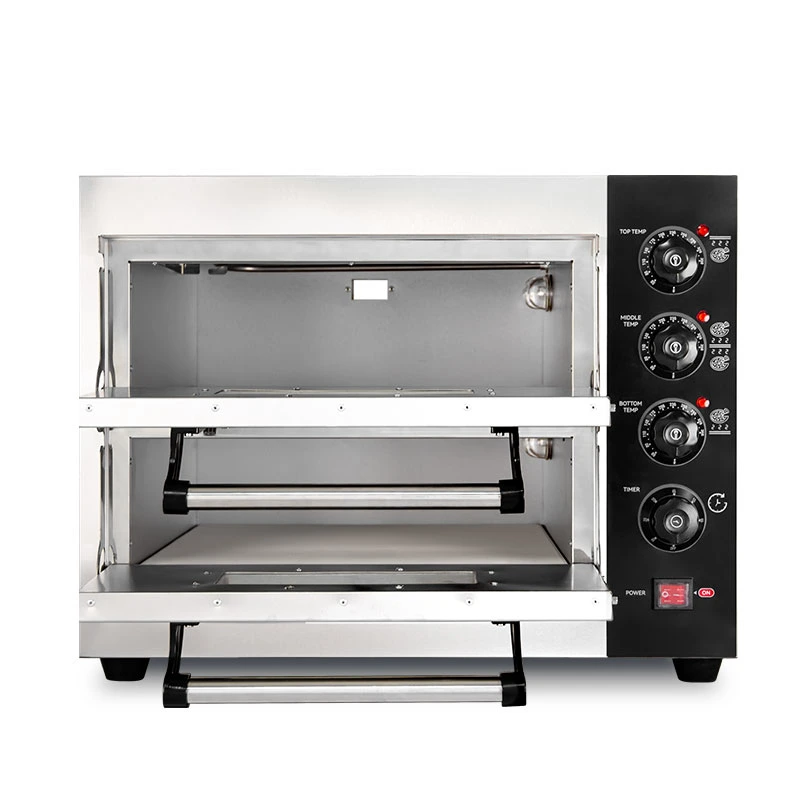 Forno de Pizza Comercial de Pequeno Porte de Duplo Andar Hongling - Equipamento de Cozinha.