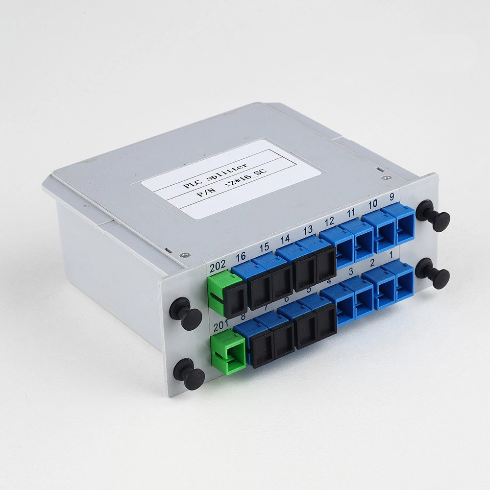 Factory Direct Wholesale/Supplier FTTH Splitter Box PLC 1X32 Sc/APC Fiber Optic Splitter