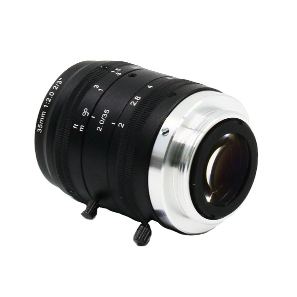 2/3" de 35mm F2.0 10MP C-Mount Fofus fija la cámara de lentes de Visión Artificial