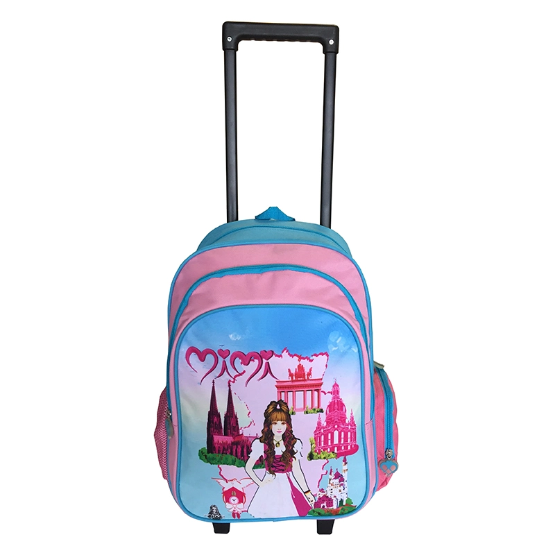 Kids School Bag Wheeled Backpack Trolley Bag Girl Lovely Bag