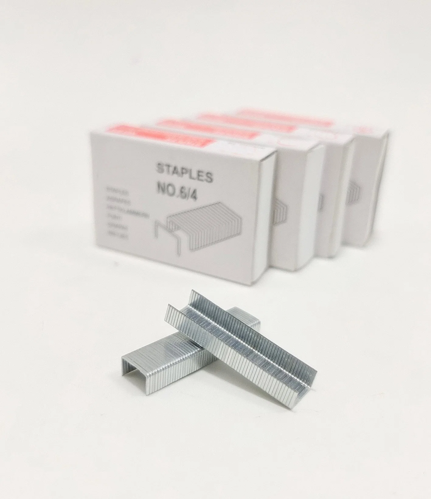 OEM Custom 6/4 Silver Staples for Office School Use