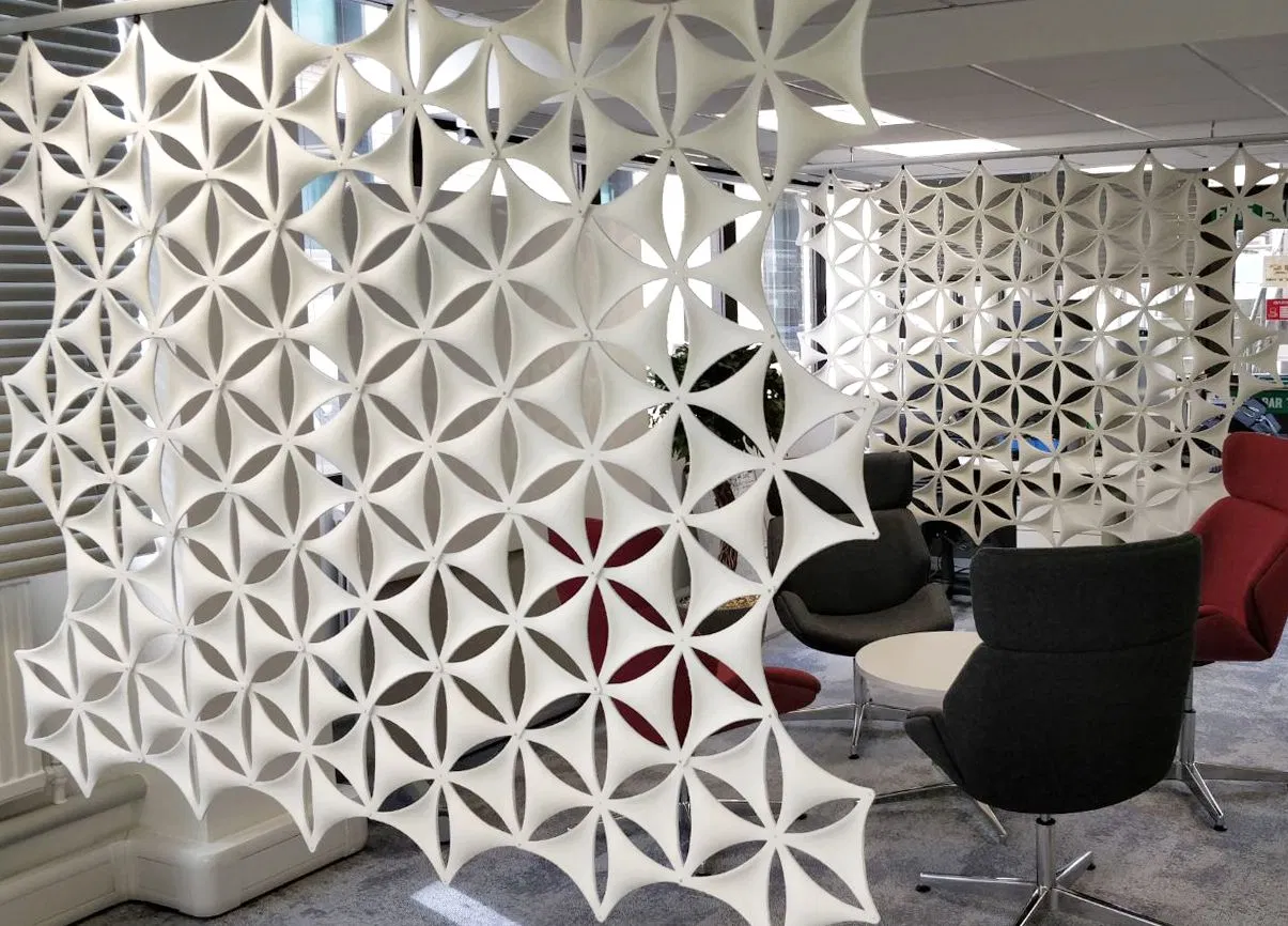 Indoor Sound Insulation Pet Acoustic Panel Partition for Office Decaration