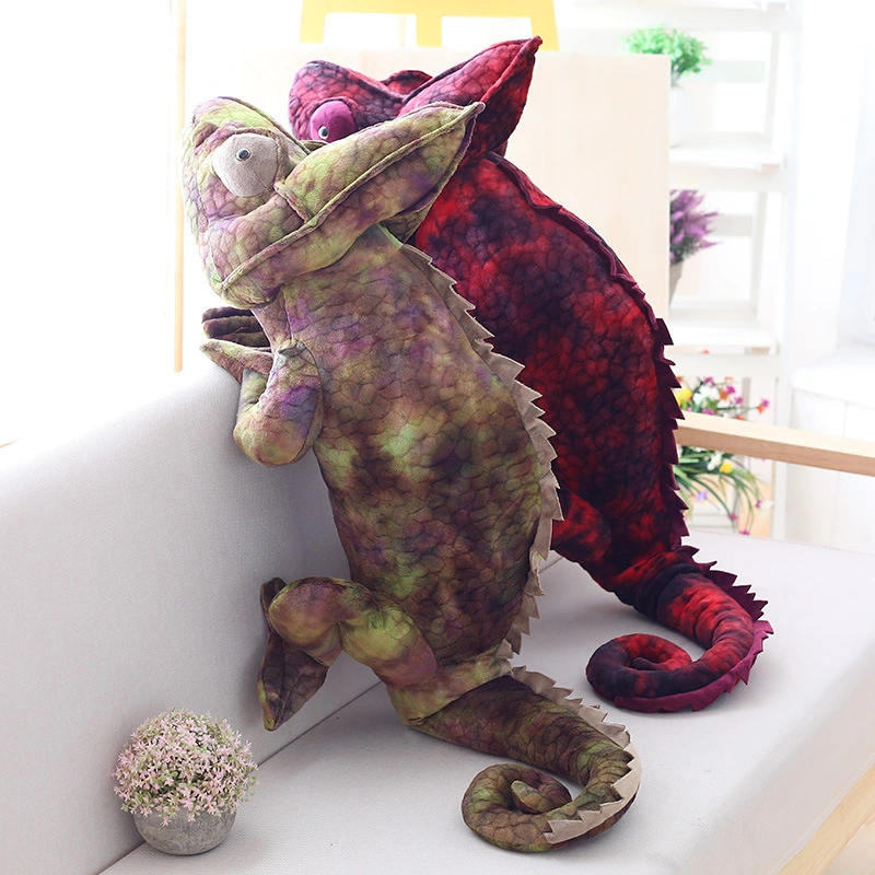 Chameleon Lagarto Muñeco de felpa suave Salamnander personalizado a los niños juguetes de peluche