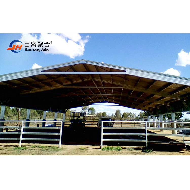 Prefabricated/Prefab Poultry/Chicken/Pig/Cow/Goat/Cattle/Hangar/Storage/Workshop Frame Steel Material Construction Structure Shed for Farm/Garden Roof Wall
