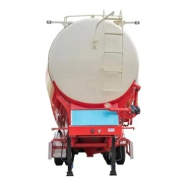Best Price 3 Axle 30/35/40/45 Cbm Bulk Cement/Powder/Fly Ash/Flour Transport Tank Tanker with Air Compressor Truck Semi Trailer