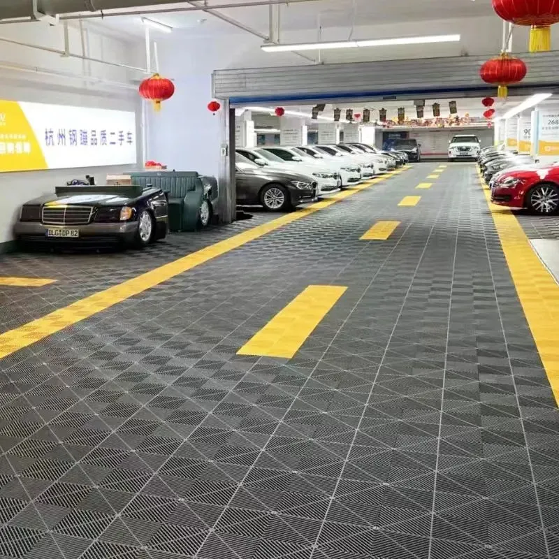 PP el lavado de coches 4s de la rejilla de fabricación de Plástico polímero drenaje Non-Slip Mat parrilla parrilla piso de mosaico