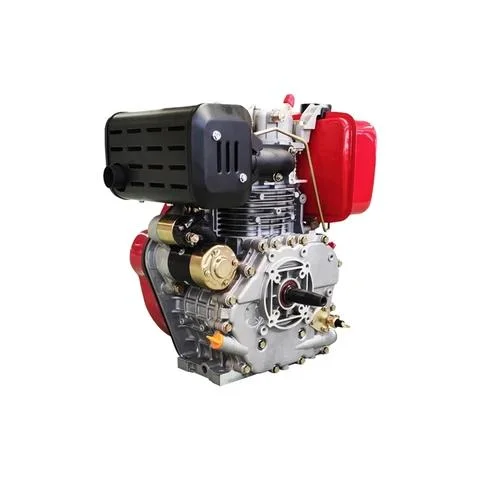 Small Portable 11HP Air Cooled Single Cylinder Direct Injection 196cc Diesel Engine