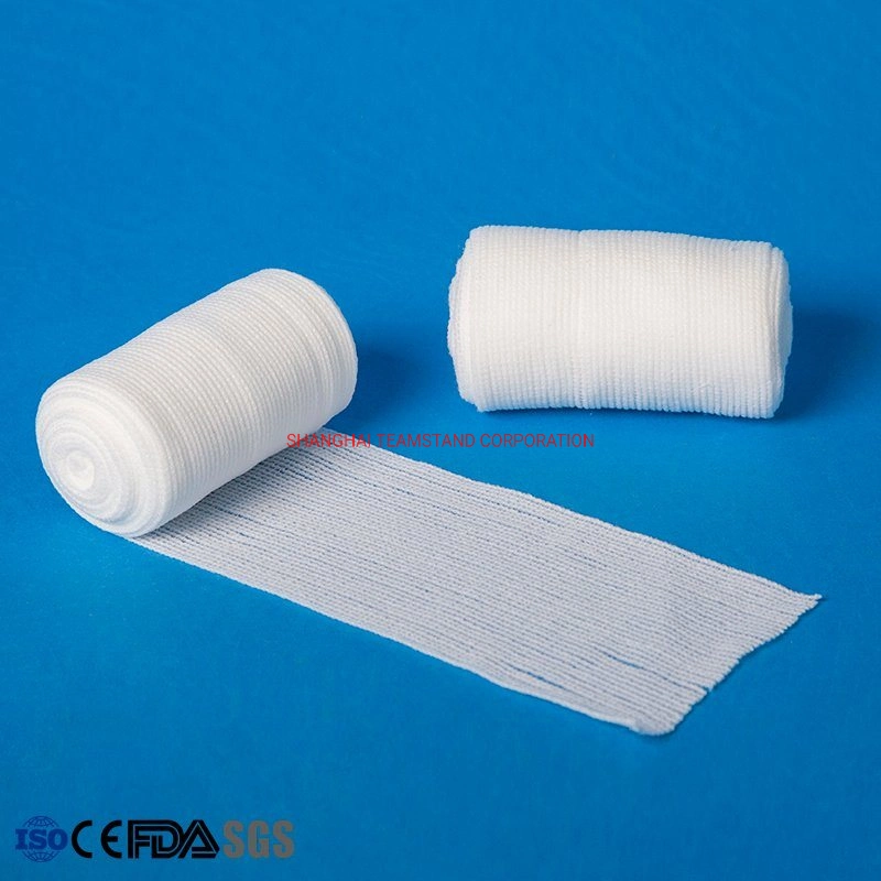 CE Certified 100% Cotton Medical Absorbent Gauze Roll Dressing Gauze Roll