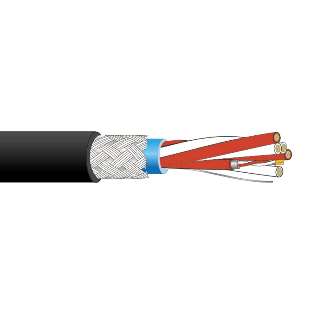 4 Pair 26AWG Bc Conductor PE/PVC/LSZH Analog Audio Cable 8 Core Shielded Flexible Voice Speaker Copper Wire Cable Multipair Belden