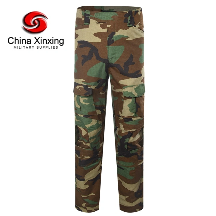 China Xinxing combate táctico de prendas de vestir pantalones de camuflaje exterior uniforme militar trajes de la rana