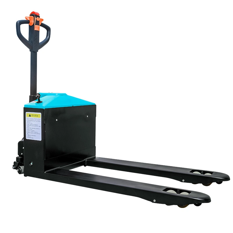 Hot Sales 24V 65/85ah Lead-Acid Battery Load Capacity 1500kg 1.5t Lifting Height 190mm Electric Pallet Truck Jack Forklift Truck