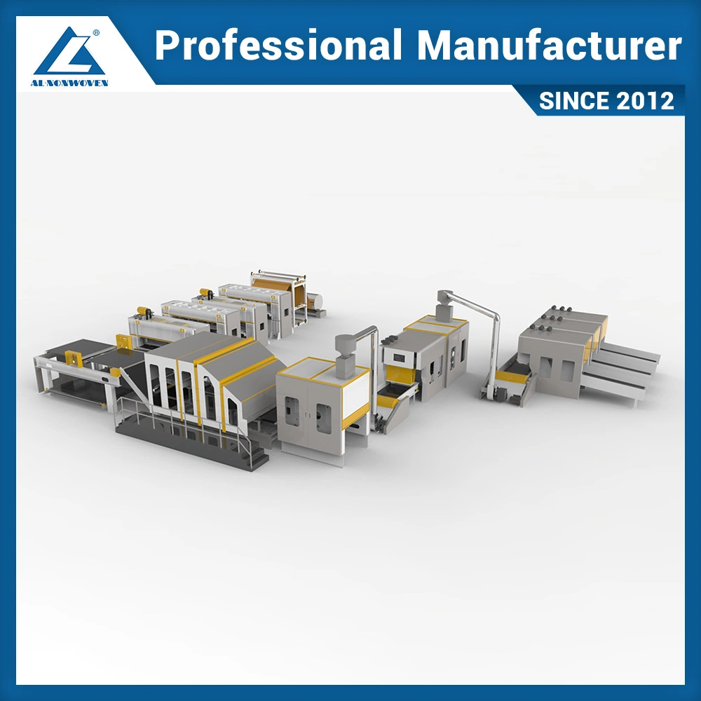 a. L Nonwoven Automatic Geotextile Runway Cross Lapper Pet Needle Punching Machine