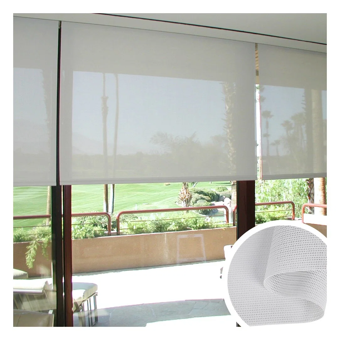 9oz White Sunscreen Mesh Curtain Fabric Decorative Curtain