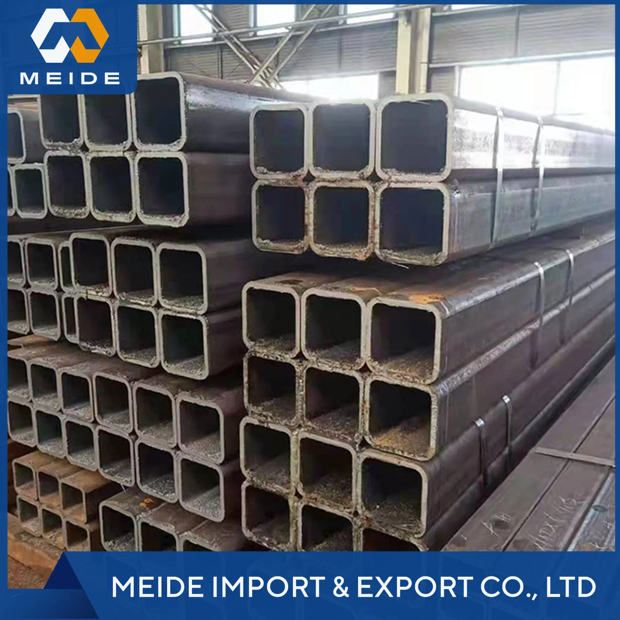 40X40mm A283c 1015 S235jrc/ St37-2/1.0122/ Q235B Seamless Square Rectangular Steel Pipe/Tube