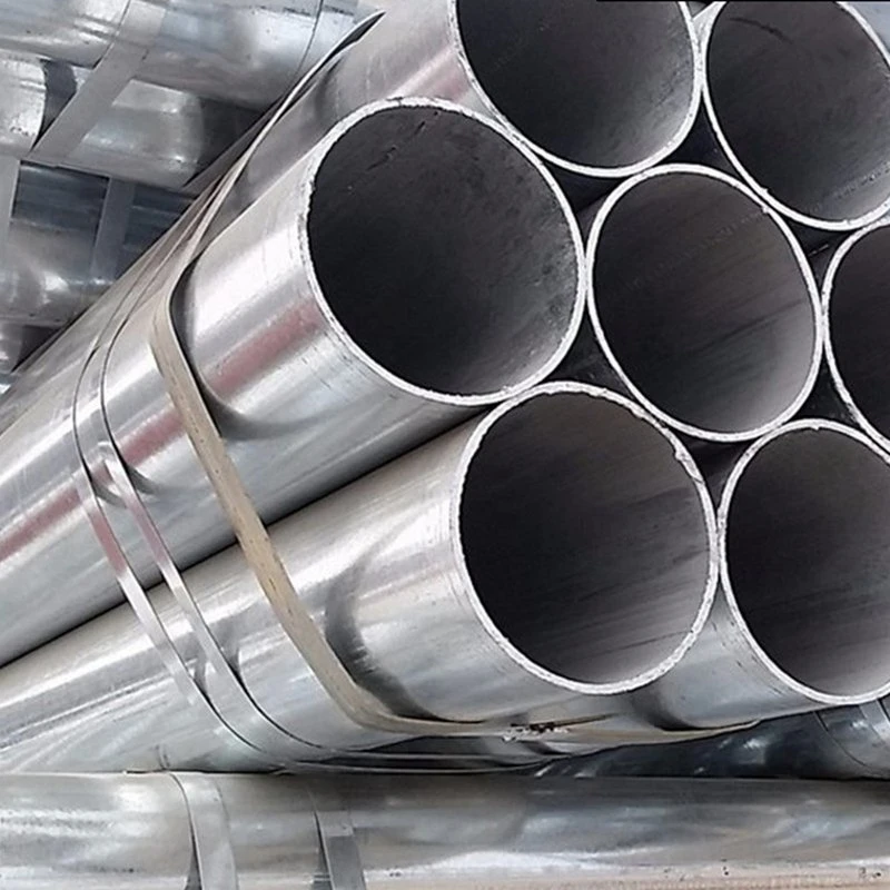 Sch 40 BS1387 Construction Materials 100mm ERW Welded Pipe Steel Tubing Price Galvanized Pipe