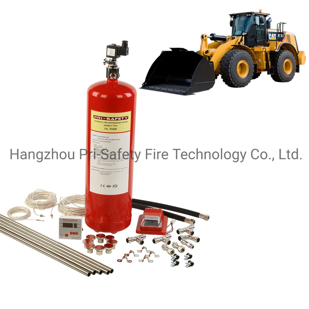 Wheel Loader Fire Protection Fire Extinguishing System