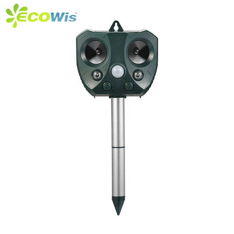 Garden Outdoor Animal Control Bird Reject Rodent Deter PIR Waterproof Solar Ultrasonic Mole Repeller Pest Control