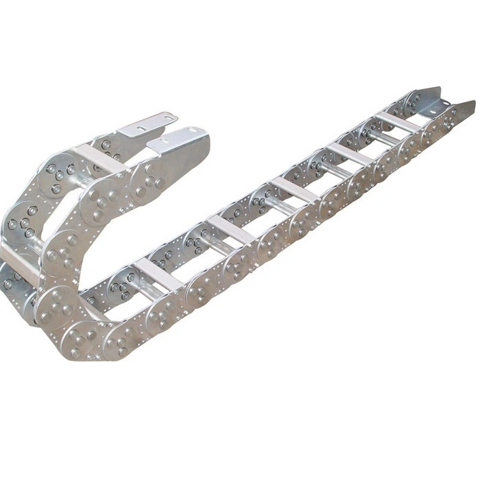 Closed Steel and Aluminum Drag Chain Metal Tank Chain