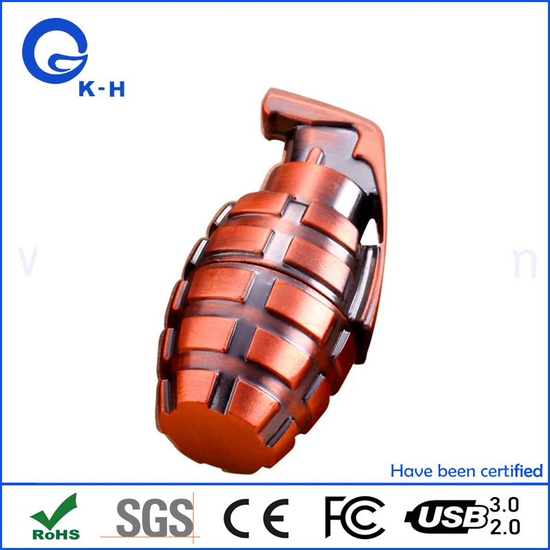 Антирезервуар Grenade Shape металлический флэш-накопитель USB 16 ГБ 32 ГБ