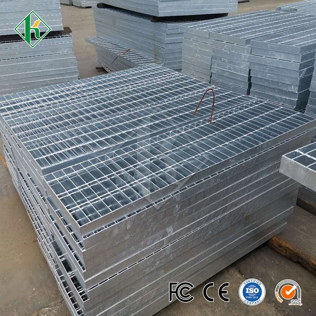 Kaiheng Steel Bar Grating Manufacturer Galvanized Trench Cover China Galvanized Trench Drain Steel Grating