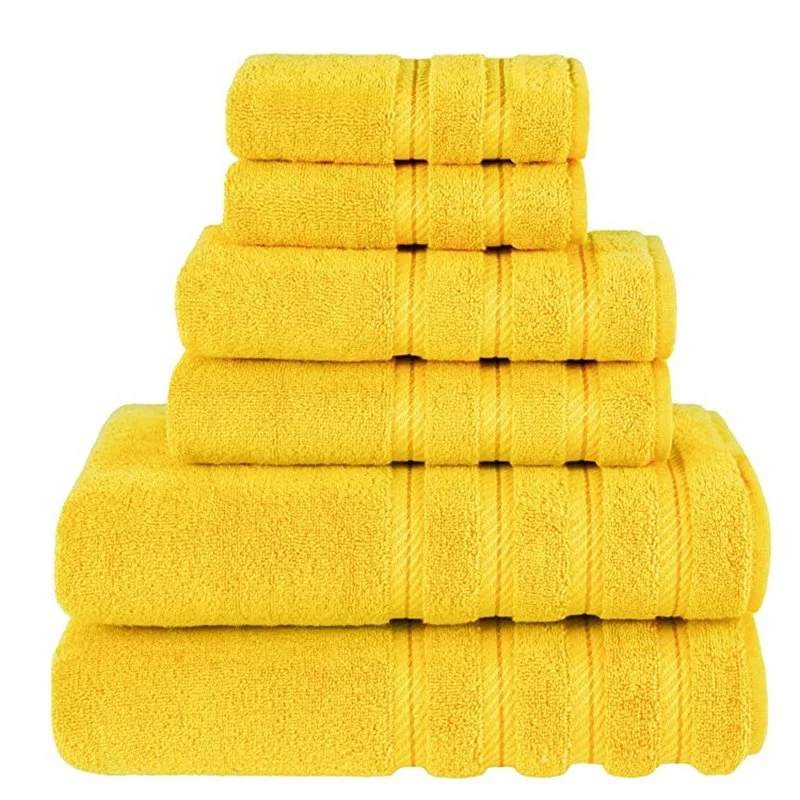 500g High Absorbent Soft 3 Pieces Long Staple Cotton Towel Bath Towel Set
