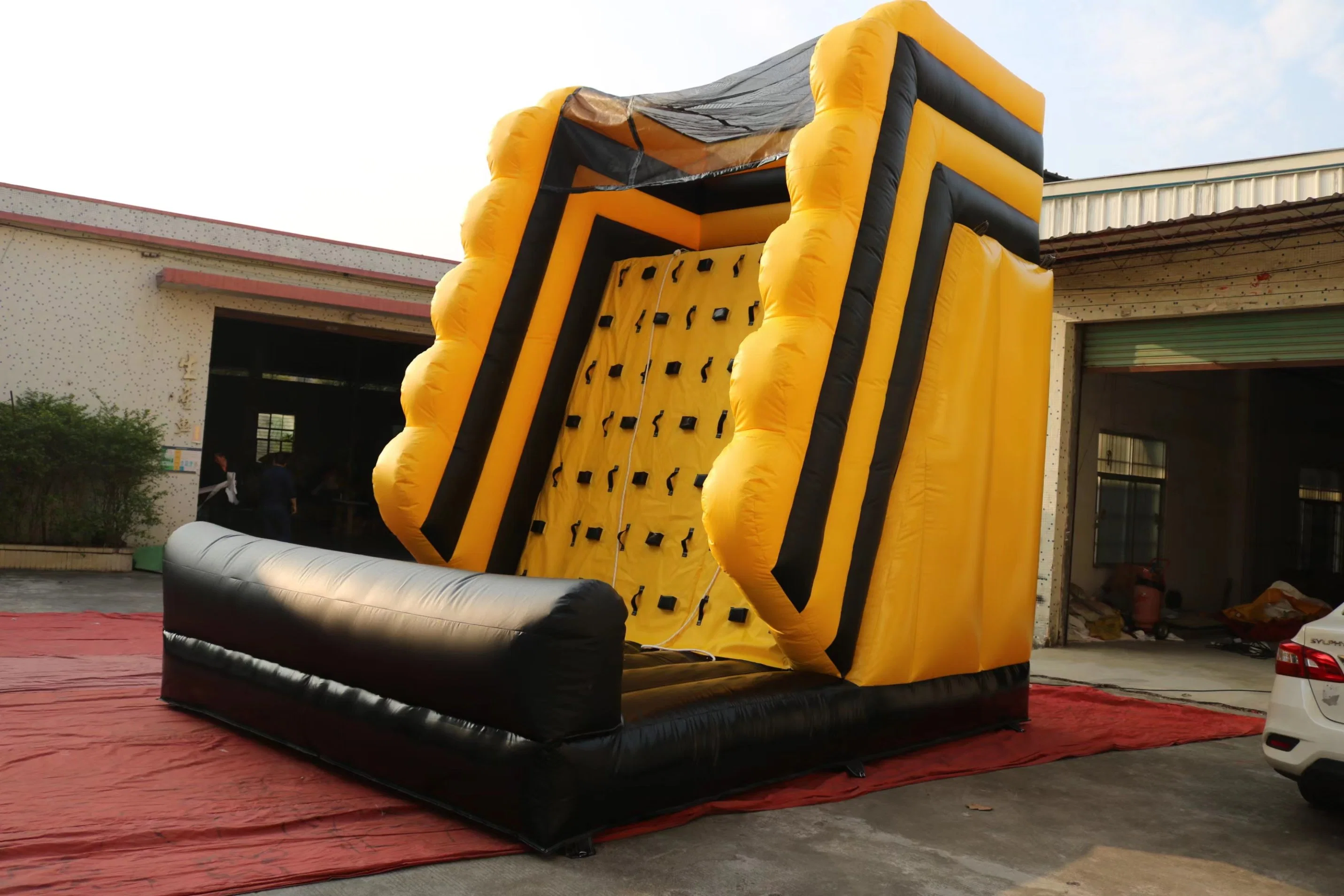 Good Quality Cheap Inflatable Water Slide Rock Climbing Sticky Wall