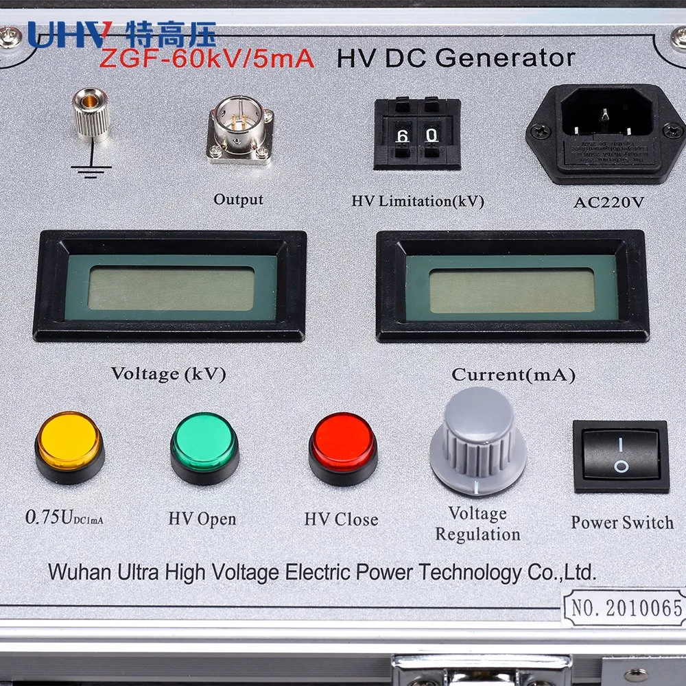 Zgf Series Cable Testing Equipment High Voltage DC Generator