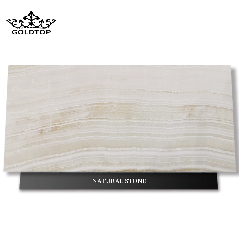 Natural White/Black/Yellow/Beige/Green/Brown/Blue/Pink/Grey/Gold Polished/Honed Vanilla Onyx Marble Countertop for Floor/Wall Slabs/Tiles/Stairs/ Decoration