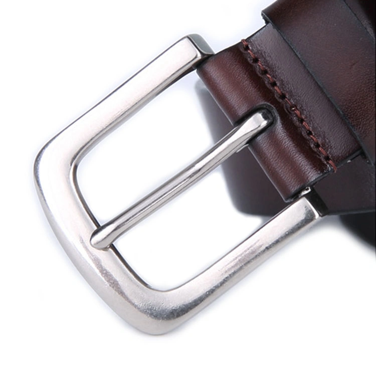 Factory OEM Design Cheap Price Mens Designer Brown Leather Belts